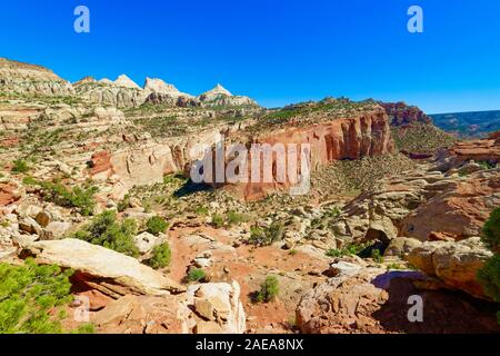 Grand Lavare Trail, Capitol Reef National Park nello Utah Foto Stock