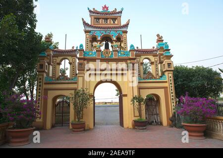 Tempio vicino a Ninh Binh, Vietnam Foto Stock