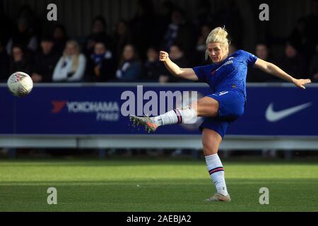 Kingston Upon Thames, Regno Unito. 08 Dic, 2019. Millie luminose di Chelsea donne in azione. Barclaycard FA Womens superleague, Chelsea donne v Manchester City le donne al Cherry Red Records Stadium di Kingston upon Thames, Surrey, domenica 8 dicembre 2019. Questa immagine può essere utilizzata solo per scopi editoriali. Solo uso editoriale, è richiesta una licenza per uso commerciale. Nessun uso in scommesse, giochi o un singolo giocatore/club/league pubblicazioni. pic da Steffan Bowen/Andrew Orchard fotografia sportiva/Alamy Live news Credito: Andrew Orchard fotografia sportiva/Alamy Live News Foto Stock