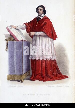 Portrait du Cardinal de Retz (Jean Francois Paul de Gondi (Jean-Francois-Paul de Gondy) (1614-1679), Coadjuteur de l'Archeveque de Paris, prelat, homm Foto Stock