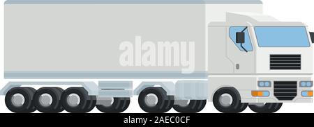 Logistica Semi Carrello Big Rig Concept Illustrazione Vettoriale