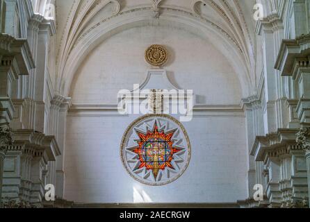 Counterfacade in "Nostra Signora dell'Assunzione' nella Cattedrale di Granada. In Andalusia, giugno-03-2019 Foto Stock