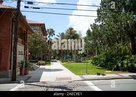 Molly wiley arte edificio e Ponce de Leon hotel flagler college campus st Augustine, Florida USA Foto Stock