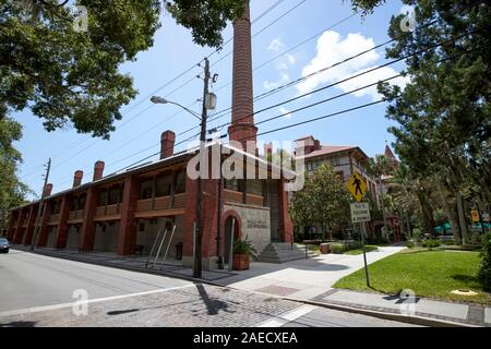 Molly wiley arte edificio e Ponce de Leon hotel flagler college campus st Augustine, Florida USA Foto Stock