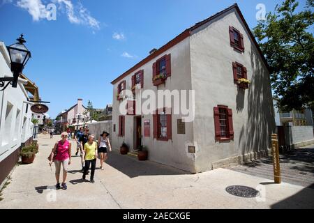 Oliveros house 59 st George street st Augustine, Florida USA Foto Stock