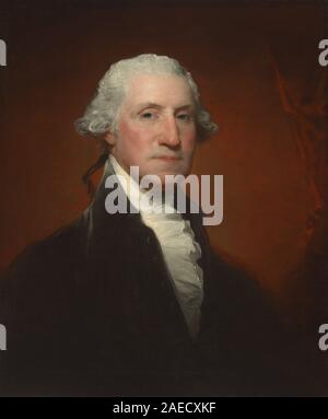 Gilbert Stuart, George Washington (Vaughan-Sinclair ritratto), 1795 George Washington (Vaughan-Sinclair ritratto); 1795data Foto Stock