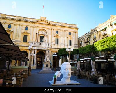 Biblioteca nazionale di Malta a La Valletta, Europa Foto Stock