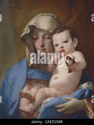 Giovanni Battista Tiepolo, Madonna del cardellino, c 1767-1770 Madonna del Cardellino; c. 1767/1770 Foto Stock