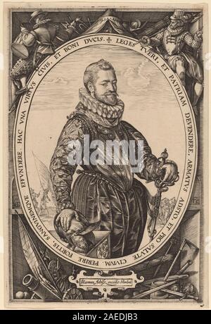 Hendrik Goltzius, Jacques de la Faille, probabilmente 1589 Jacques de la Faille; probabilmente 1589 Foto Stock