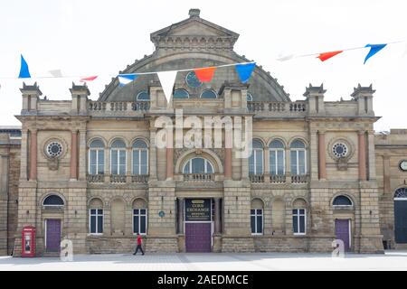 Il Corn Exchange centro commerciale al coperto, luogo di mercato, Doncaster, South Yorkshire, Inghilterra, Regno Unito Foto Stock