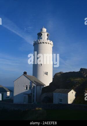 Il punto di inizio del faro, Devon, Regno Unito Foto Stock