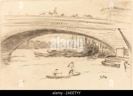 James McNeill Whistler, London Bridge, c 1875 London Bridge; circa 1875 data Foto Stock