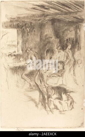 James McNeill Whistler, la piccola fucina, 1875 Il piccolo Forge; 1875data Foto Stock