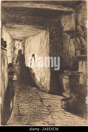 James McNeill Whistler, la cucina, 1858 La cucina; 1858data Foto Stock