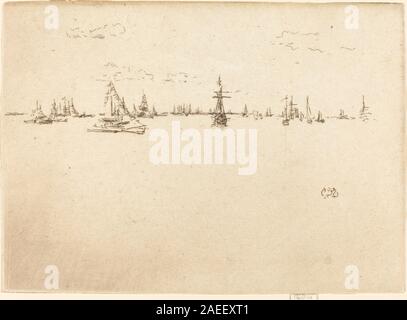 James McNeill Whistler, Il Turret-Ship, 1887 Il Turret-Ship; 1887data Foto Stock