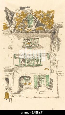 James McNeill Whistler, Casa Gialla, Lannion, 1893 Casa Gialla, Lannion; 1893data Foto Stock