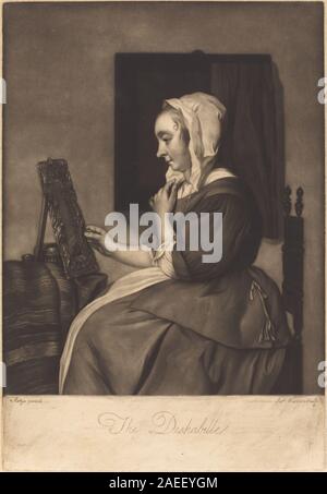 James Watson dopo Gabriel Metsu, Il Deshabille, 1776 Il Deshabille; 1776data Foto Stock