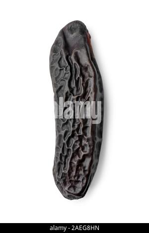 Tutto Unico Tonka Bean close up isolati su sfondo bianco Foto Stock