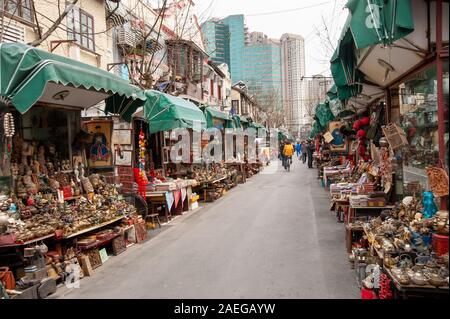 Dongtai Road Market, Shanghai, Cina Foto Stock