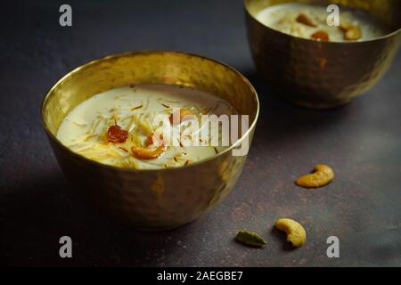 Vermicelli semiya Kheer / sheer khurma -Indian dolci e dessert Foto Stock