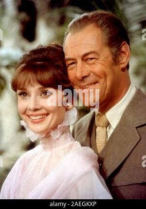 MY FAIR LADY 1964 Warner Bros film con Audrey Hepburn e Rex Harrison Foto Stock