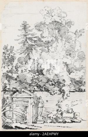 Joseph-Marie Vien, ingresso ad un giardino murato, 1744-1750 entrata a un giardino murato; 1744/1750 Foto Stock