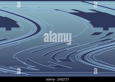 Un abstract ondulata blu immagine di sfondo. Foto Stock