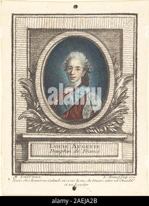 Louis-Marin cofano dopo Louis Michel Van Loo, Louis-Auguste, Dauphin de France, 1770 Louis-Auguste, Dauphin de France; 1770data Foto Stock