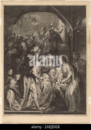 Emil Lucas Vorsterman, dopo Sir Peter Paul Rubens, l adorazione dei Magi, 1620 l' Adorazione dei Magi; 1620 data Foto Stock
