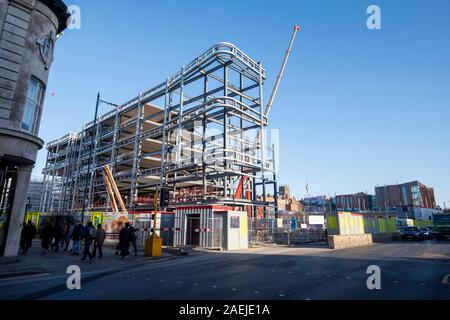 Sviluppo attorno alla zona Broadmarsh sul lato sud del centro citta' di Nottingham, Nottinghamshire REGNO UNITO Inghilterra Foto Stock