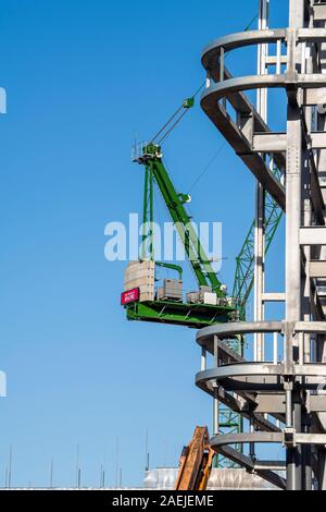 Sviluppo attorno alla zona Broadmarsh sul lato sud del centro citta' di Nottingham, Nottinghamshire REGNO UNITO Inghilterra Foto Stock