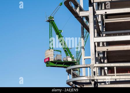 Sviluppo attorno alla zona Broadmarsh sul lato sud del centro citta' di Nottingham, Nottinghamshire REGNO UNITO Inghilterra Foto Stock