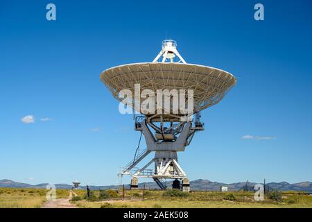 Il Karl G. Jansky molto grandi array (VLA) è un centimetro di lunghezza d'onda radio astronomia osservatorio situato nel centro di New Mexico sulle pianure di San Ag Foto Stock