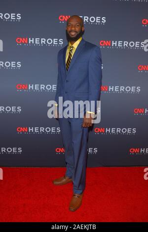 NEW YORK, NY - 08 dicembre: Nathan Bain assiste il XIII annuale degli eroi della CNN presso il Museo Americano di Storia Naturale su dicembre 08, 2019 a New York Foto Stock
