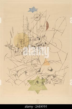 Paul Klee, di speranza e di distruzione (Zerstörung und Hoffnung), 1916 Speranza e distruzione (Zerstörung und Hoffnung); 1916data Foto Stock