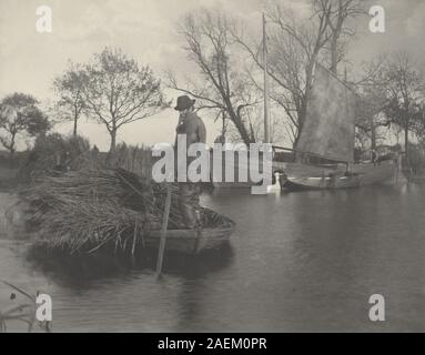 Peter Henry Emerson e TF Goodall, Il Gladdon-Cutter il ritorno, 1886 Il Gladdon-Cutter il ritorno; 1886data Foto Stock