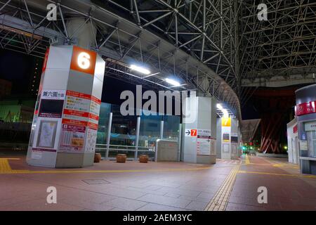 Area intorno alla Stazione di Kanazawa di JR West Foto Stock