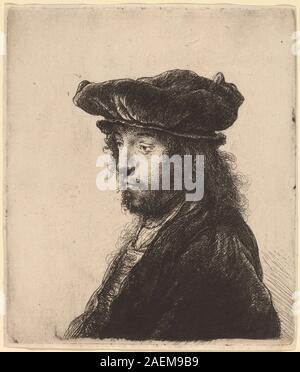 Rembrandt van Rijn e studio di Rembrandt van Rijn dopo Jan Lievens, la quarta testa orientali, c 1635, la quarta testa orientali; c. 1635 Foto Stock