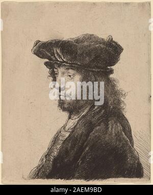 Rembrandt van Rijn e studio di Rembrandt van Rijn dopo Jan Lievens, la quarta testa orientali, c 1635, la quarta testa orientali; c. 1635 Foto Stock