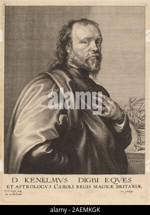 Robert van Voerst dopo Sir Anthony van Dyck, Sir Kenelm Digby, probabilmente 1626-1636, Sir Kenelm Digby; probabilmente 1626/1636 Foto Stock