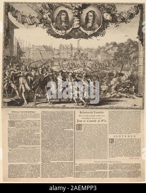 Romeyn de Hooghe, Afbeelding en waarachtigh Verhaal (la rappresentazione della vera storia di Johan de Witt), 1672, Afbeelding en waarachtigh Verhaal... (La rappresentazione della vera storia di Johan de Witt...); 1672 data Foto Stock