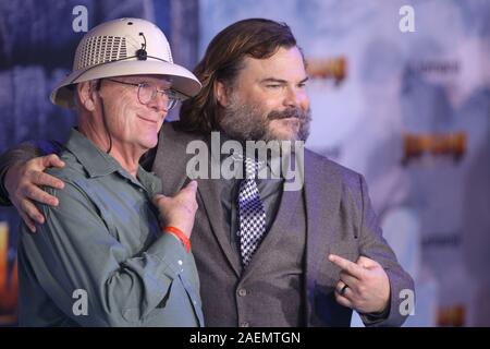 Los Angeles, Stati Uniti d'America. 09Dec, 2019. Thomas William nero, Jack Black di Sony Pictures' 'Jumanji: il livello successivo' Premiere Mondiale tenutasi presso la leva TCL Teatro Cinese a Hollywood, CA, 9 dicembre, 2019. Photo credit: Giuseppe Martinez/PictureLux Credito: PictureLux/Hollywood Archive/Alamy Live News Foto Stock