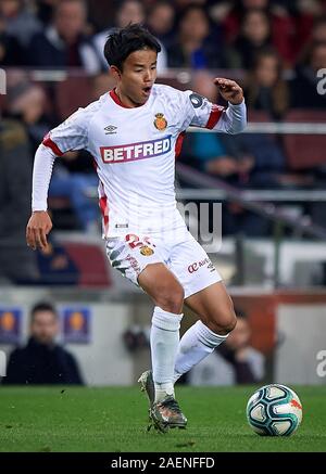 Barcellona, Spagna. 07Th Dec, 2019. Takefusa Kubo di Mallorca durante la Primera Division spagnolo "Liga Santander (Espanola)' Match tra FC Barcellona vs RCD Mallorca a Camp Nou Stadium di Barcellona, Spagna, 07 dicembre 2019. Credito: Pablo Morano/ AFLO/Alamy Live News Foto Stock