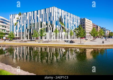 DUSSELDORF, Germania - Luglio 01, 2018: Apple Store edificio nella città di Dusseldorf in Germania Foto Stock