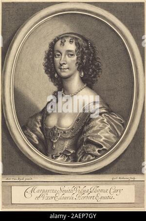 William Faithorne dopo Sir Anthony van Dyck, Margaret Smith, Margaret Smith Foto Stock