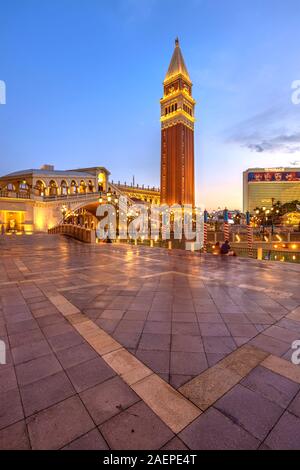 Il Venetian hotel di Las Vegas, Nevada, Stati Uniti Foto Stock