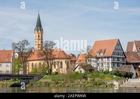 Lauingen/Donau • Bayern, Deutschland Foto Stock