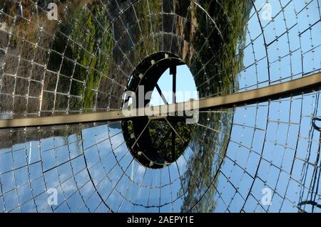 Forno solare o quattro Solaire de Mont-Louis Pyrénées-Orientales Francia Foto Stock