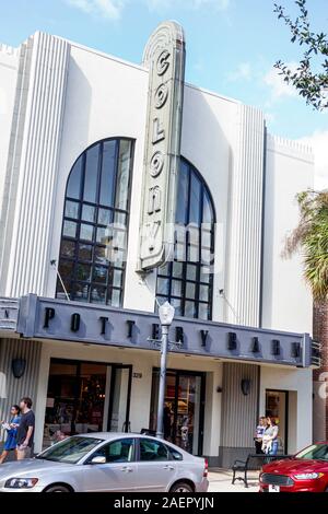 Orlando Winter Park Florida,Downtown,Park Avenue,shopping shopper shopping shopping negozi mercati di mercato di vendita di mercato, negozi al dettaglio bu Foto Stock