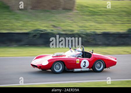 1958 Ferrari 250 Testa Rossa Goodwood Motor Racing Chichester West Sussex Foto Stock